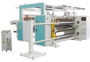 Precoat film slitting machine
