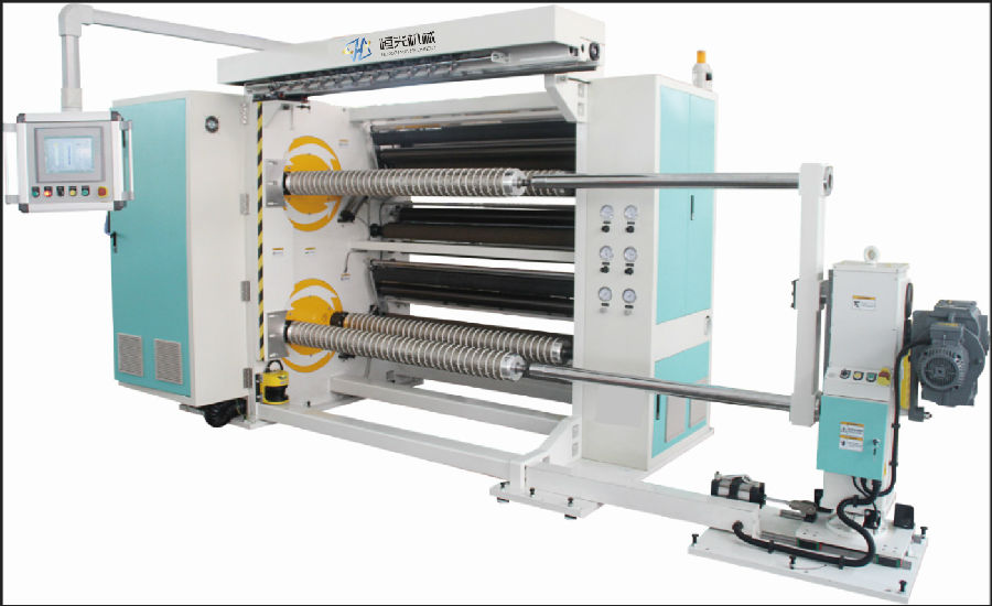 4-axis double-station rotary high-speed slitting machine